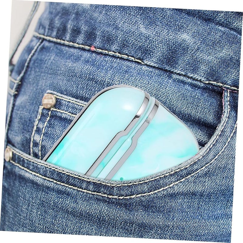Balacoo Electroplated Marble Design Protective Case For Cordless Earbuds - Image 2